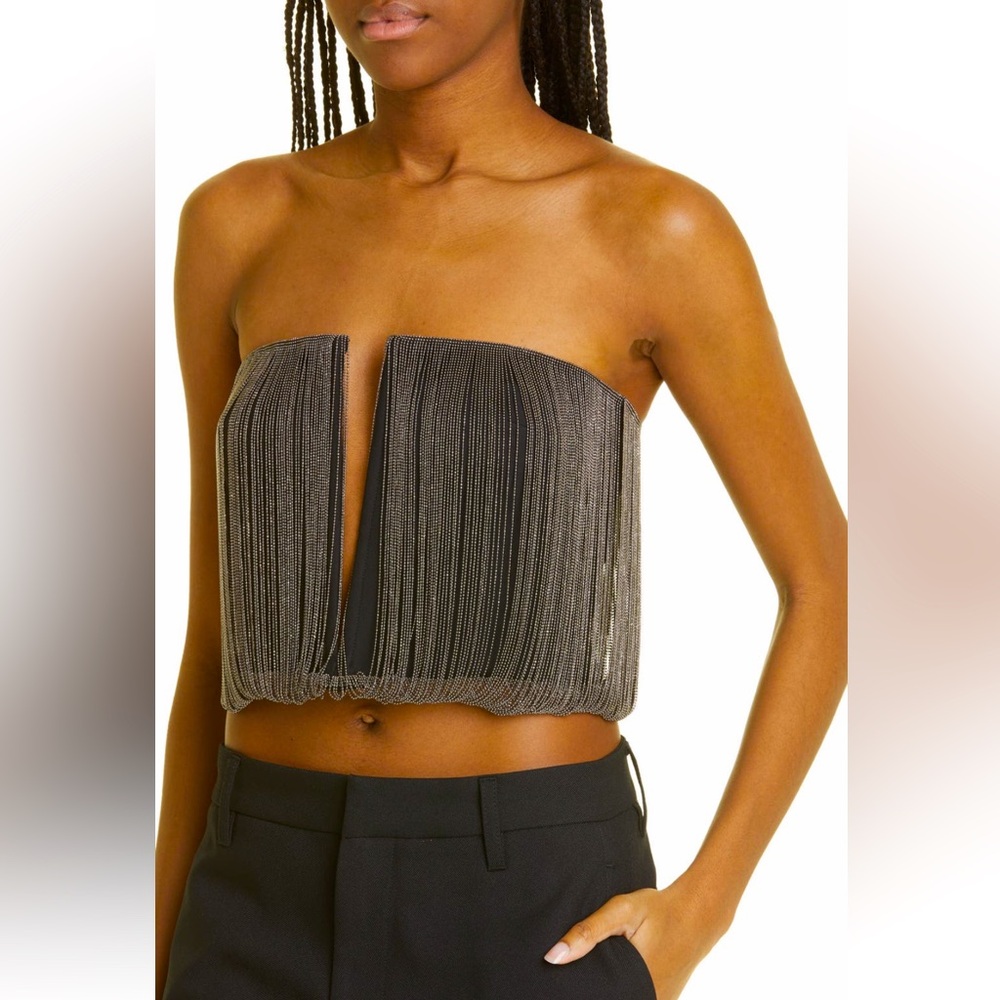 Dion Lee chain bustier top